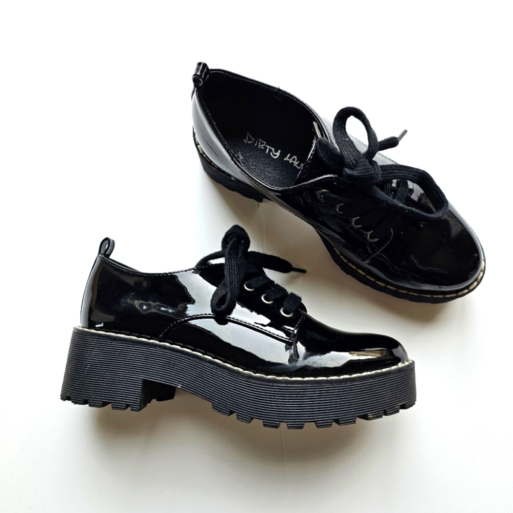 Dirty Laundry Black Kids Dress Shoes